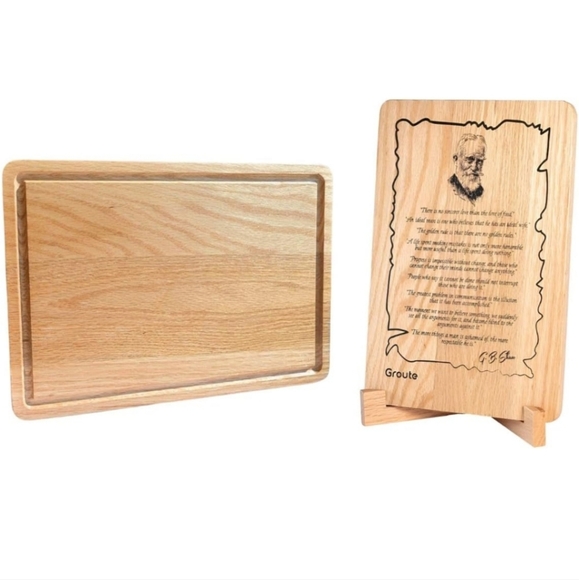 Groute Engraved Wooden Plaque with Inspirational Quote - Picture 3 of 7